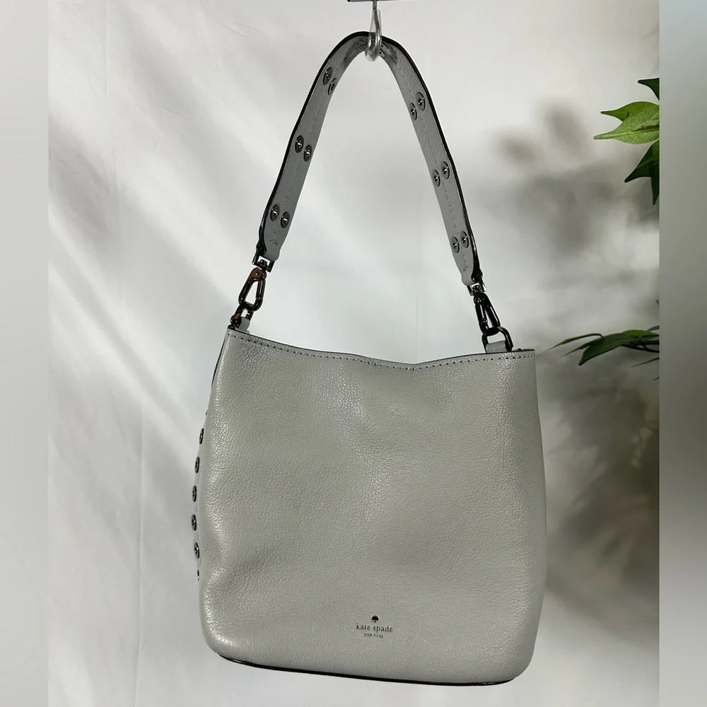 Kate Spade Atlantic Avenue Small Libby Leather Hobo Shoulder Bag – Ginger Tea